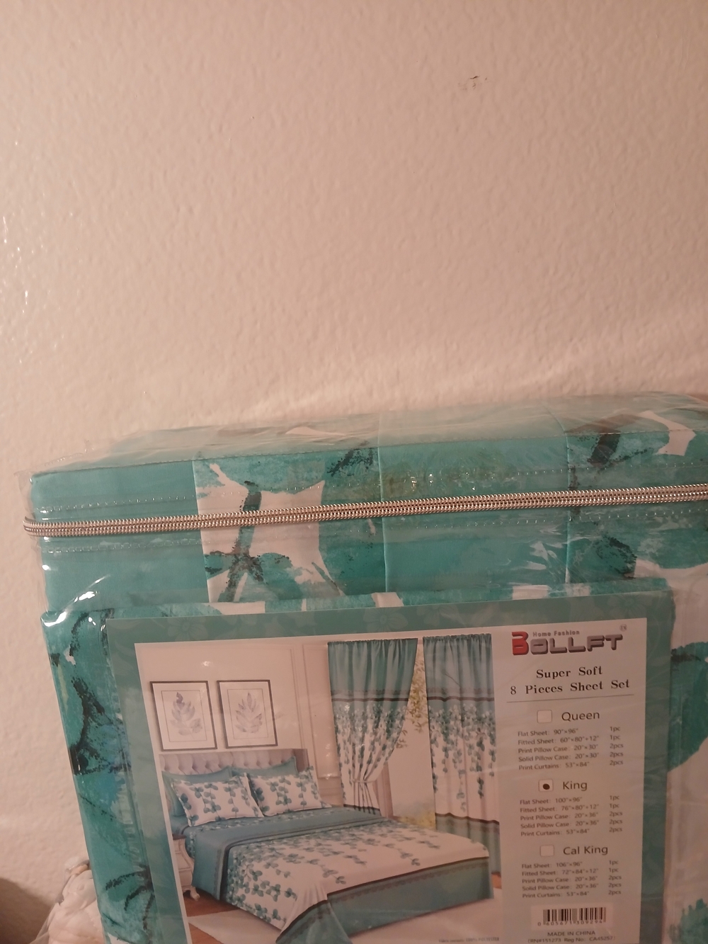 & Other Stories Teal Floral Curtains & Drapes Set